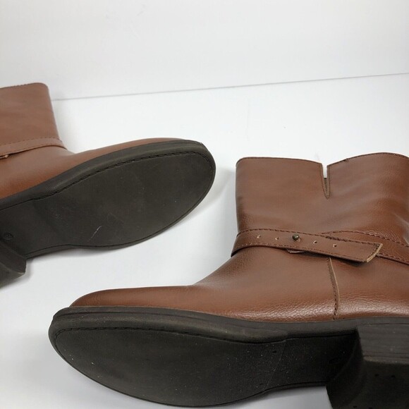 Gap Moto Boots Size 8 Brown Pull On Ladies Classic Western - Picture 7 of 7